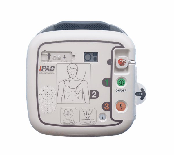 AED Cusp 1 (Public Access) supplied with disposable battery